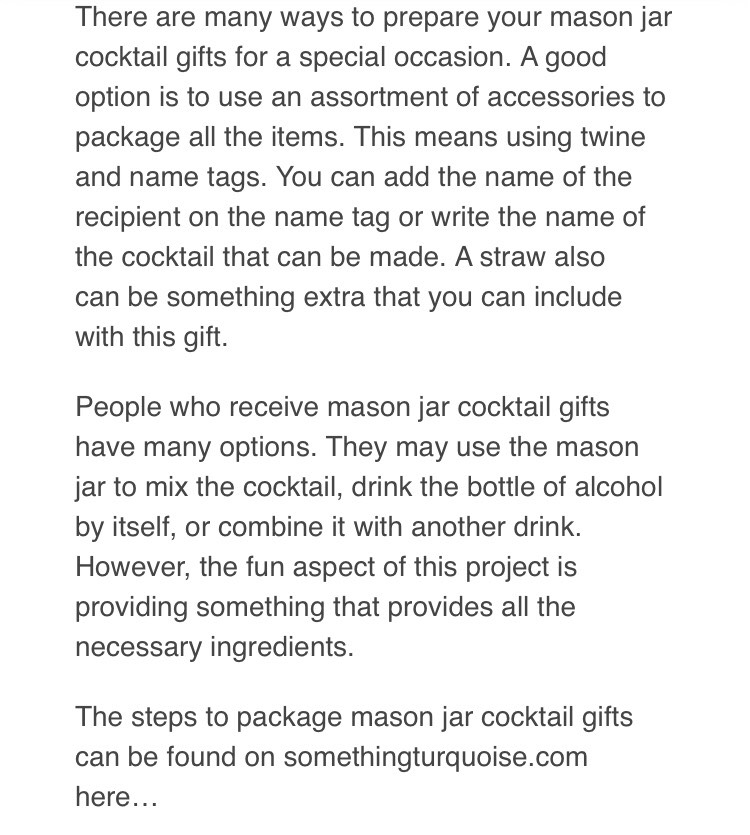 Cocktail Gift Ideas 