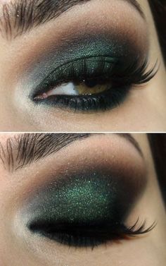 Beautiful Green Eye Shadow Look😍❤️✅
