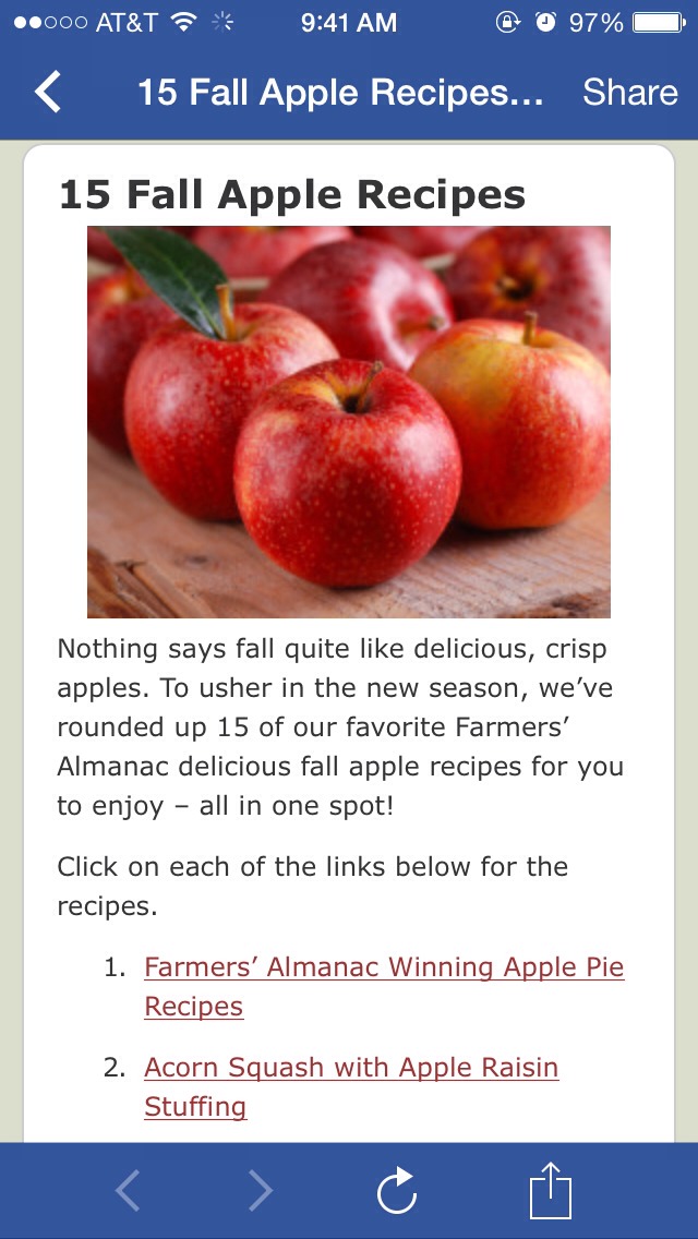 15 Fall Apple Recipes