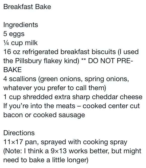 Breakfast Bake!