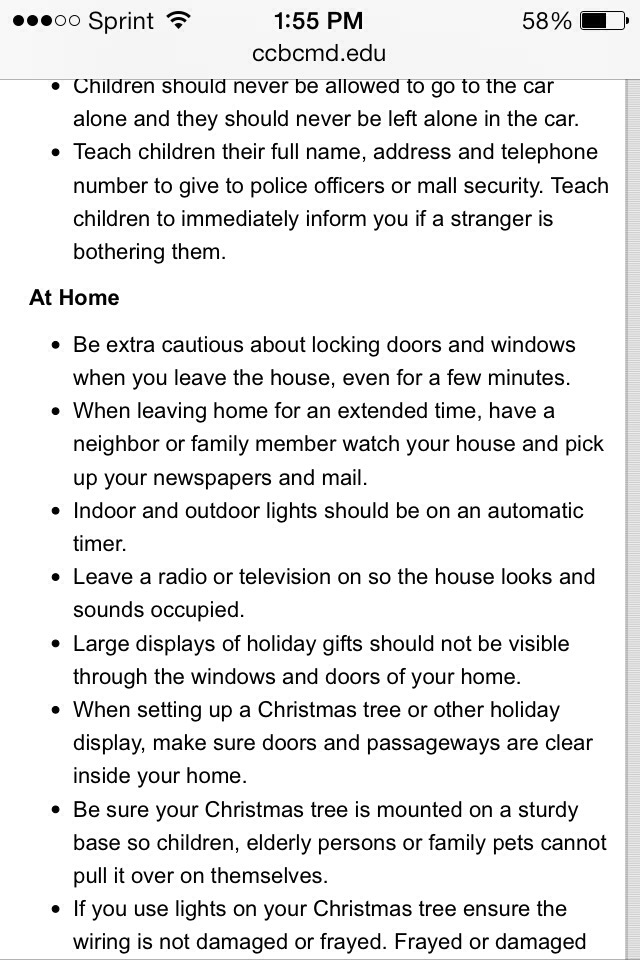 How To Stay Safe This Holiday!👪❤️