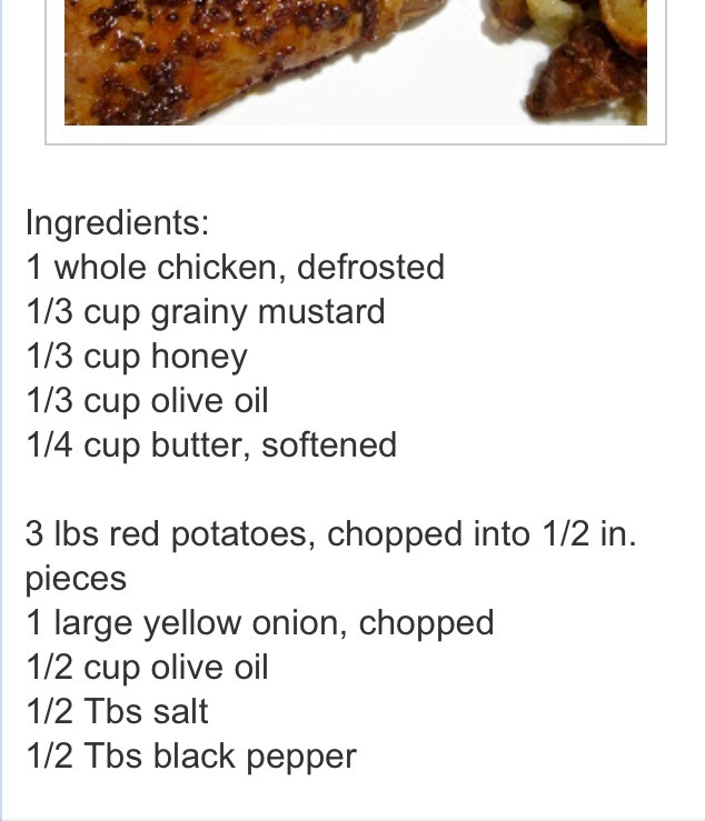 Crock-Pot Honey Mustard Chicken & Roasted Potatoes