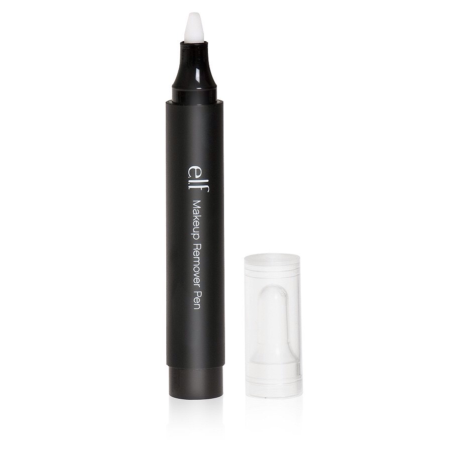 2⃣ take a makeup remover pen and swipe away anything that looks horrid. pat black eyeshadow on top of the liner to make it stand out.