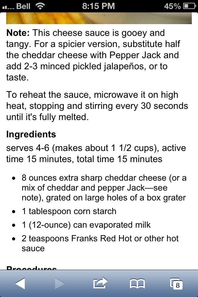 Cheese Sauce for Cheese Fries and Nachos! No Artificial Cheese Needed!! 