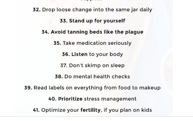 50 Healthy Habits Every Girl Should Have!!