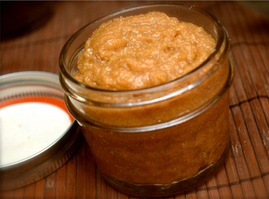 Ingredients:

½ cup coconut oil
½ cup brown sugar
½ tea spoon vanilla
