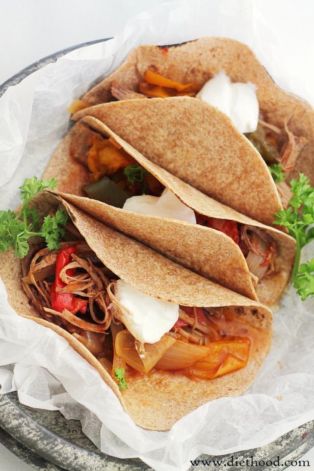 CROCK POT BEEF FAJITAS 