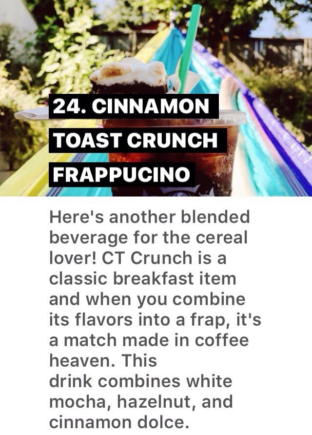 29 BEST STARBUCKS DRINKS 