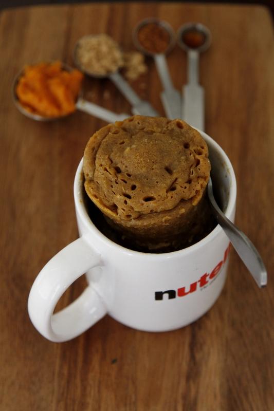 Pumpkin Cake in a Mug