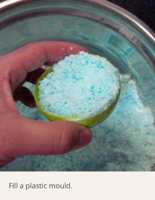 The mixture should look something like this.