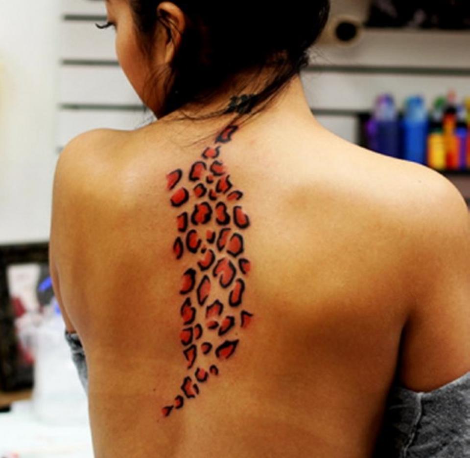 Beautiful Leopard Print Tattoos For Women!!