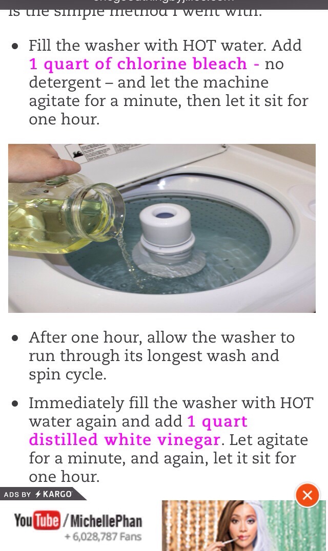 How To Clean Your Washing Machine