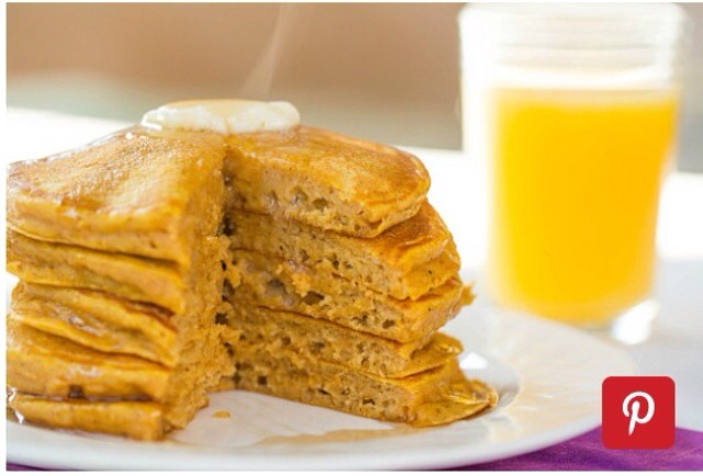 Pumpkin pie pancakes