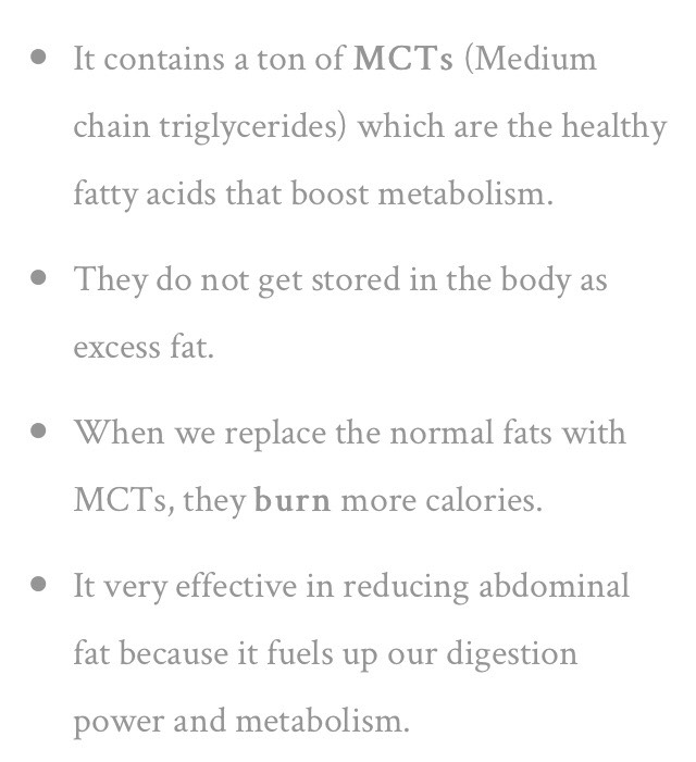 "MODEL'S SECRET SHRINK YOUR WAISTLINE WITH COCONUT OIL"