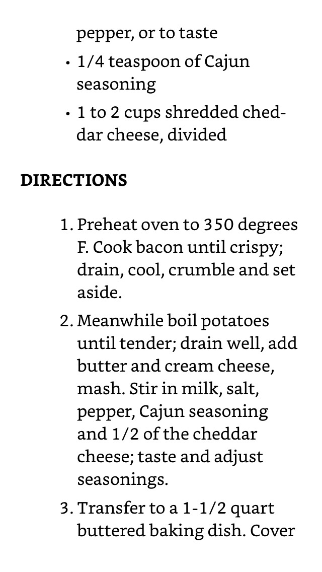 Cheesy Baked Mashed Potatoes Recipe