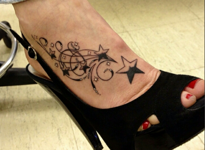 Beautiful Star Tattoos For Women! !!