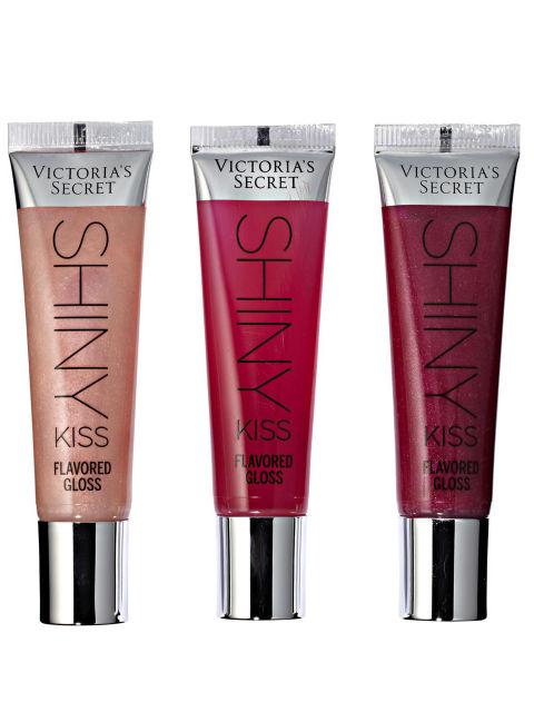 Victoria's Secret Shiny Kiss Flavored Gloss in Shine Berry, Melonrageous and Slice of Heaven, $9
"Gives lips a sheer kiss of delicious color and shine. Lips look gorgeous and smell yummy"