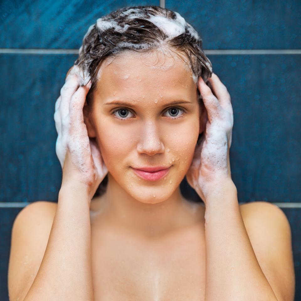 Wash and condition your hair every other day. Your body makes good oils for your hair, so you don't want to wash them away every day. 
