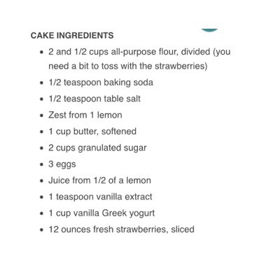 Strawberry Yogurt Cake Recipe! ππ