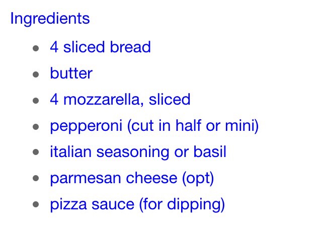 Pizza Grilled Cheese 