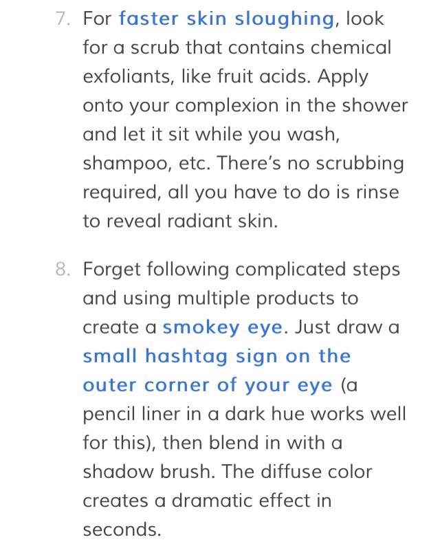 12 Time Saving Beauty Tips #tipit