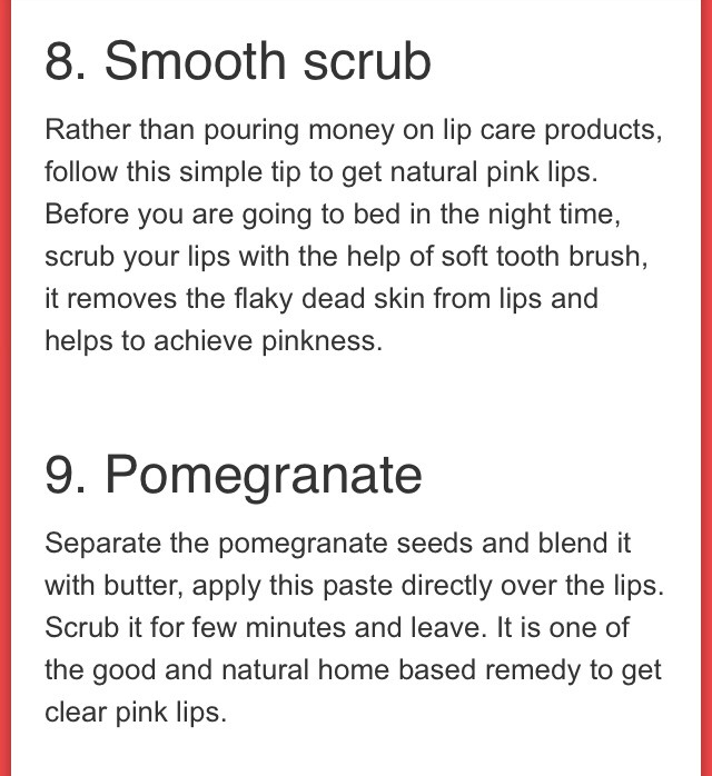 Natural Remedies For Dark Lips❗️