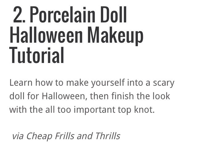 🔟 Halloween Makeup Ideas! #HalloweenTip