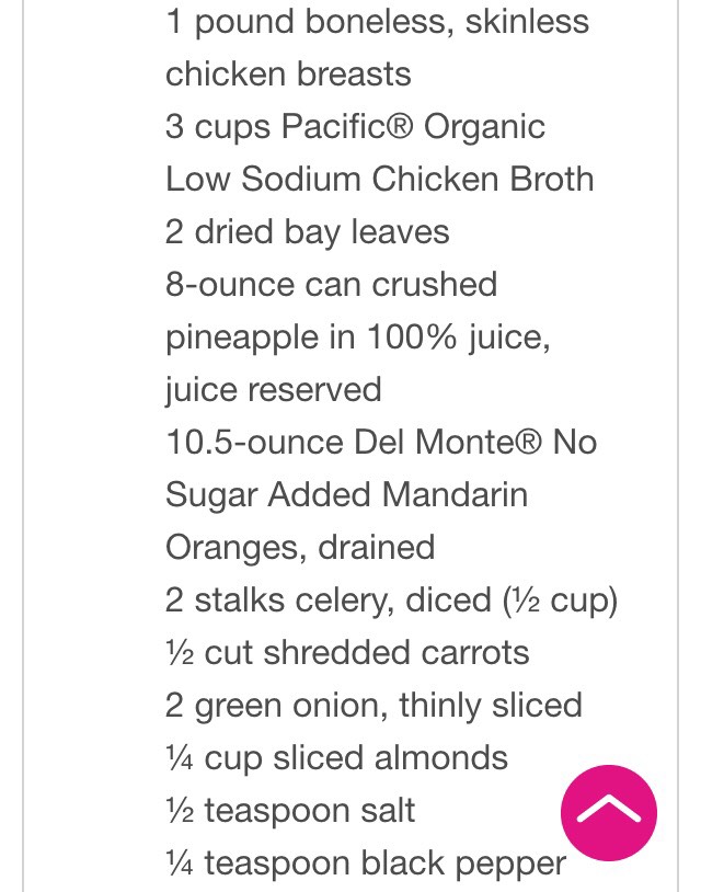 Pineapple Chicken Salad Wraps 