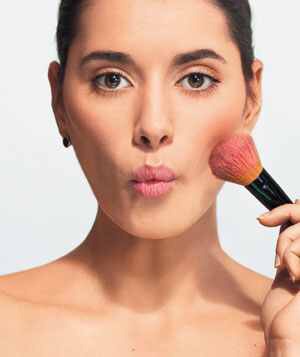 Put on blush