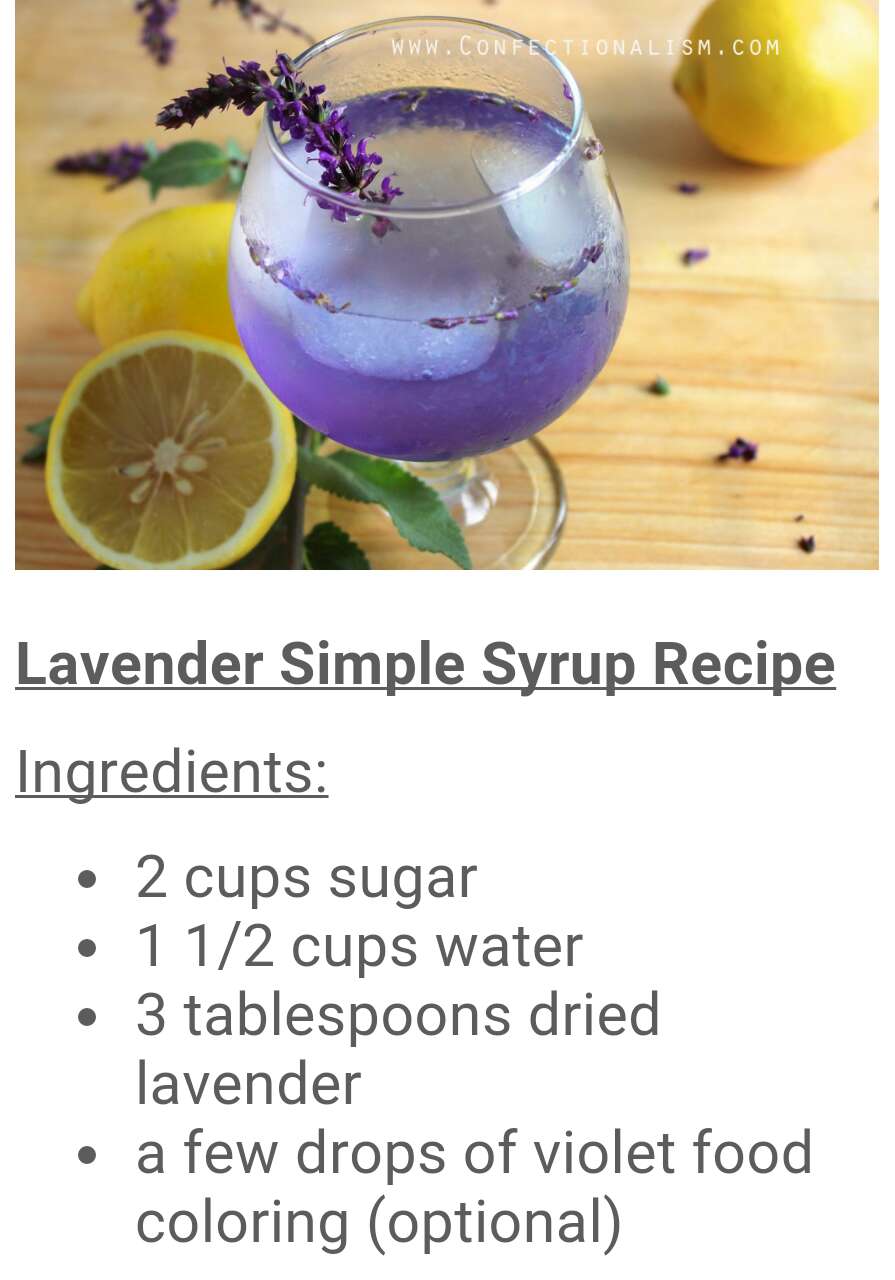 Coconut Lavender Lemonade!  