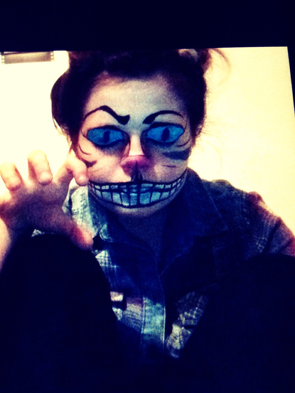 Alice In Wonderland Inspired Face Paint