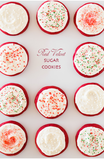 Red Velvet Sugar Cookies! 