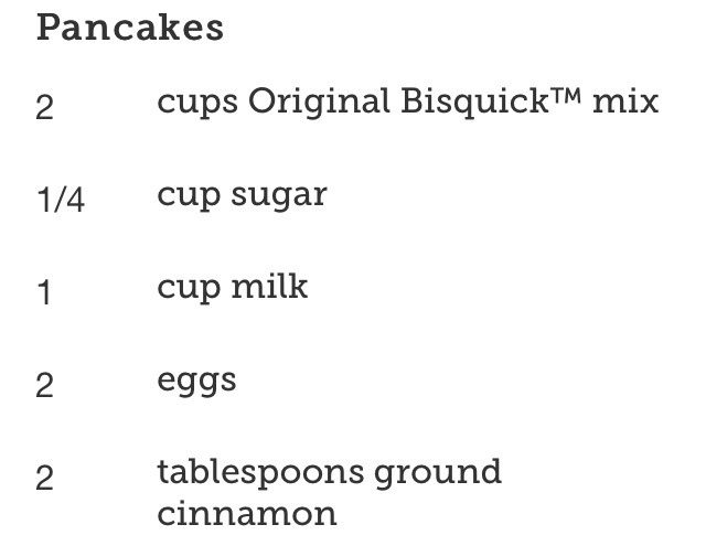 🍴Snickerdoodle Pancakes With Warm Vanilla Sauce! Yum!🍴