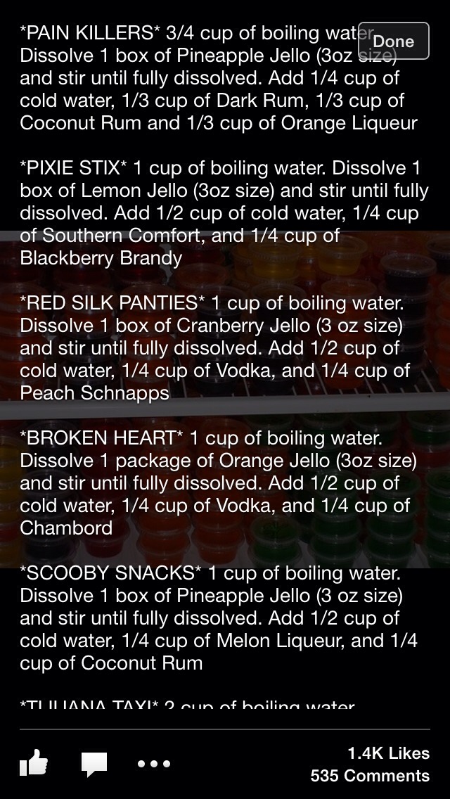 Jello Shots