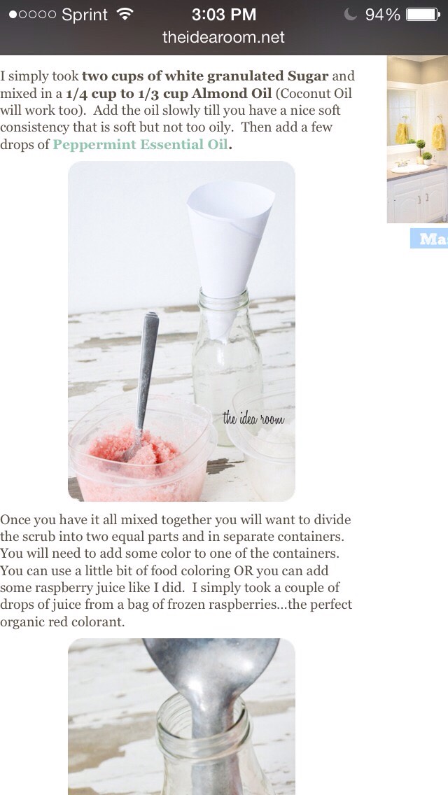 Peppermint Holiday Scrub!