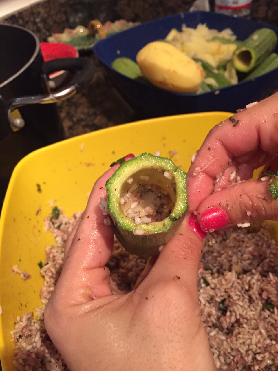 Stuffed Zucchini (yummy Recipe)