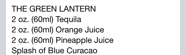 ๐โจGreen Lantern Drink๐น๐ซ