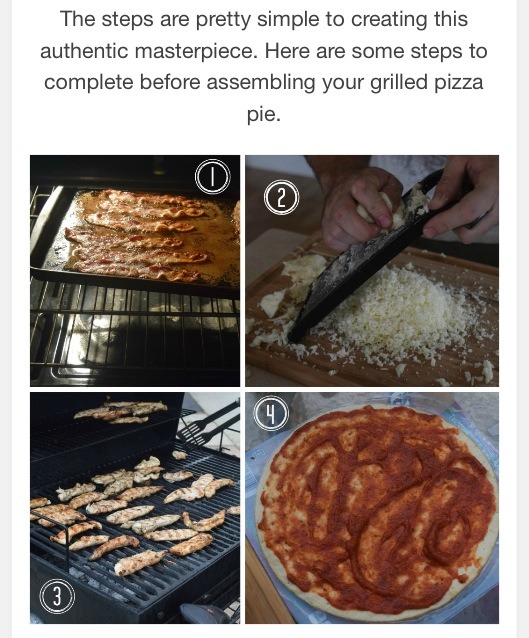 🍕For The Grill: Chicken Bacon Alfredo Pizza!🍕