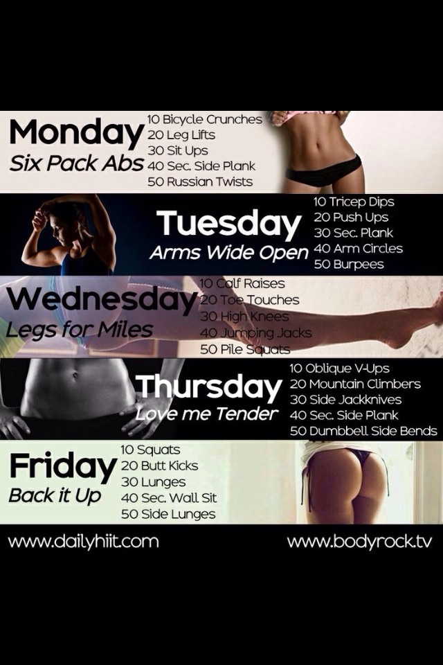 Whole Body 1 Week Challenge 
