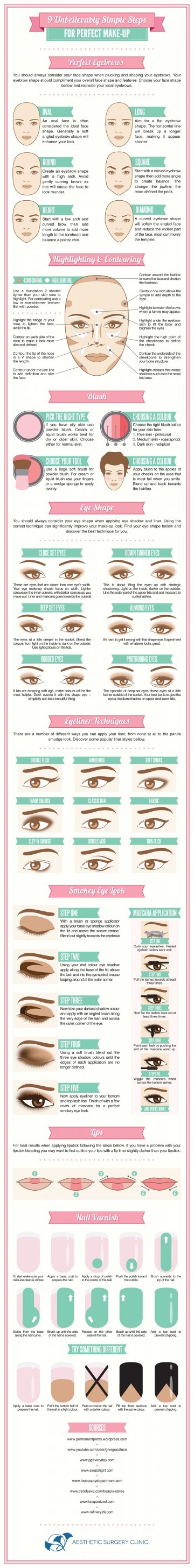 👸9 Unbelievably Simple Steps For Perfect Make-Up.♥️👸