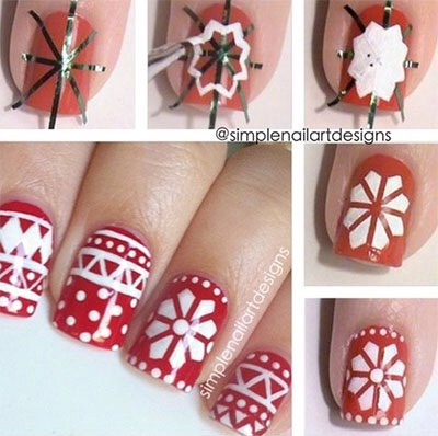 Christmas Nail Tutorials🎄