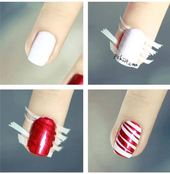 Christmas Nail Art DIY ❤️❤️❤️
