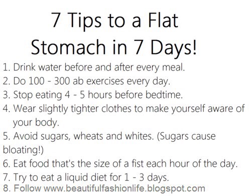 Your Guide To A Flat Stomach👙👍👍👍👍👍
