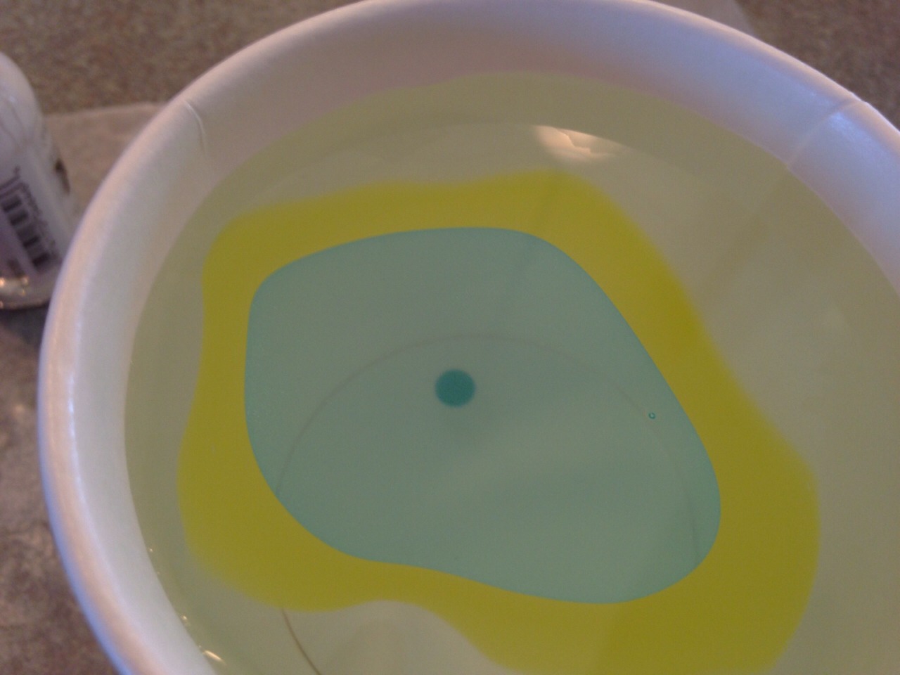 Then use your second color do another drop