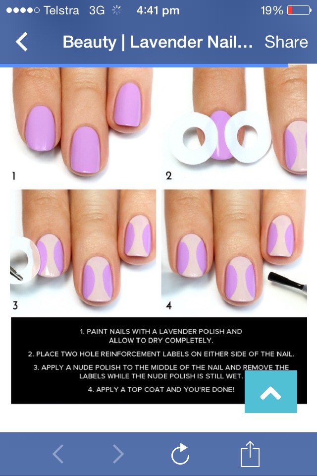 Lavender Nails