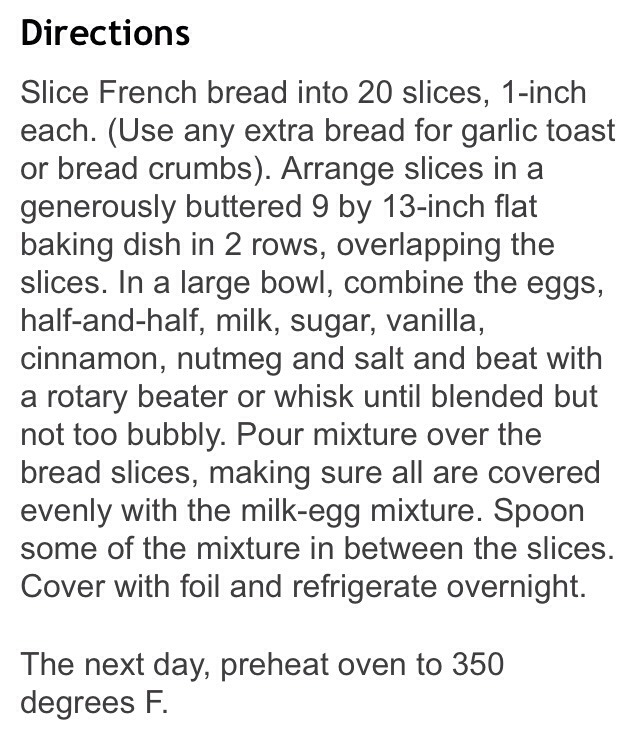 Christmas Breakfast Or Brunch Always Needs A French Toast Casserole! Must Try! Amazing!