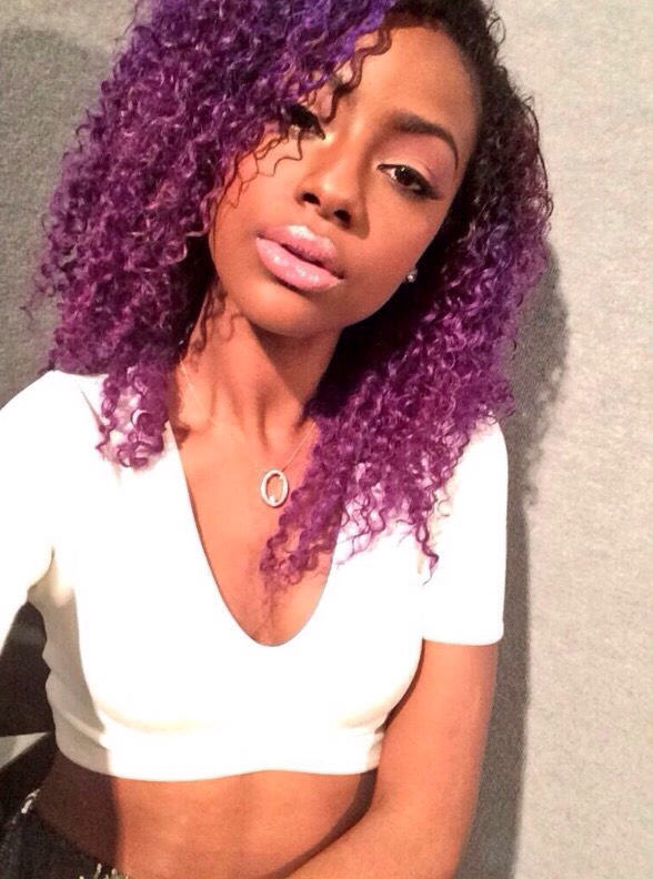 Dyed Hair on Dark Skin Girls / Colored Hair on Darker Skin