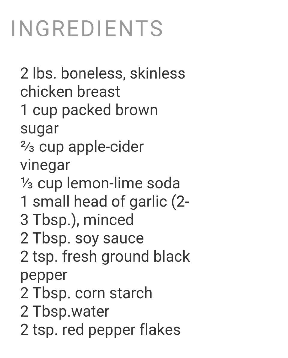 Garlic & Brown Sugar Glazed Chicken!