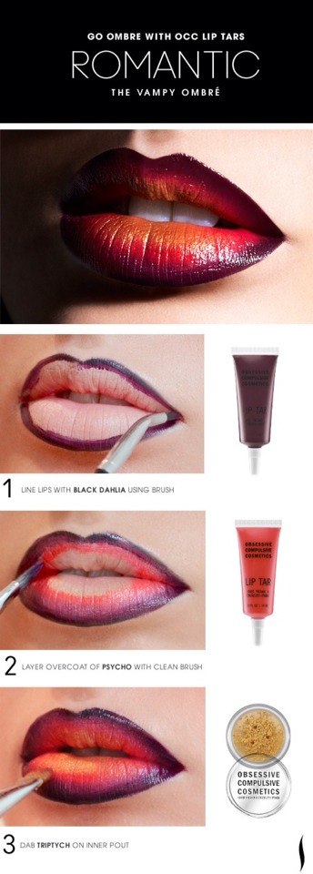 Beautiful Ombre' Lips Tutorial😘🙌👄💋 & Some Eyeshadows👌