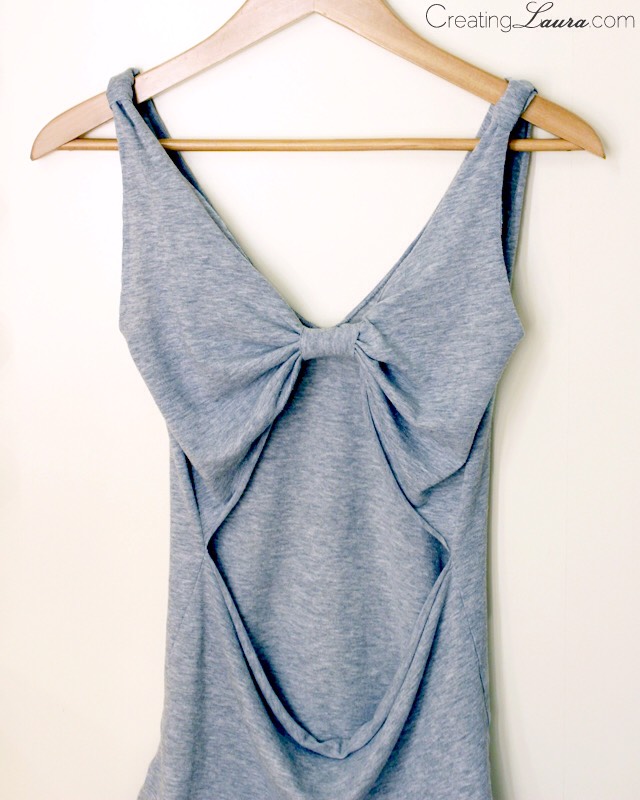 ✨No-Sew Diy Bow-Back Tank Top✨
